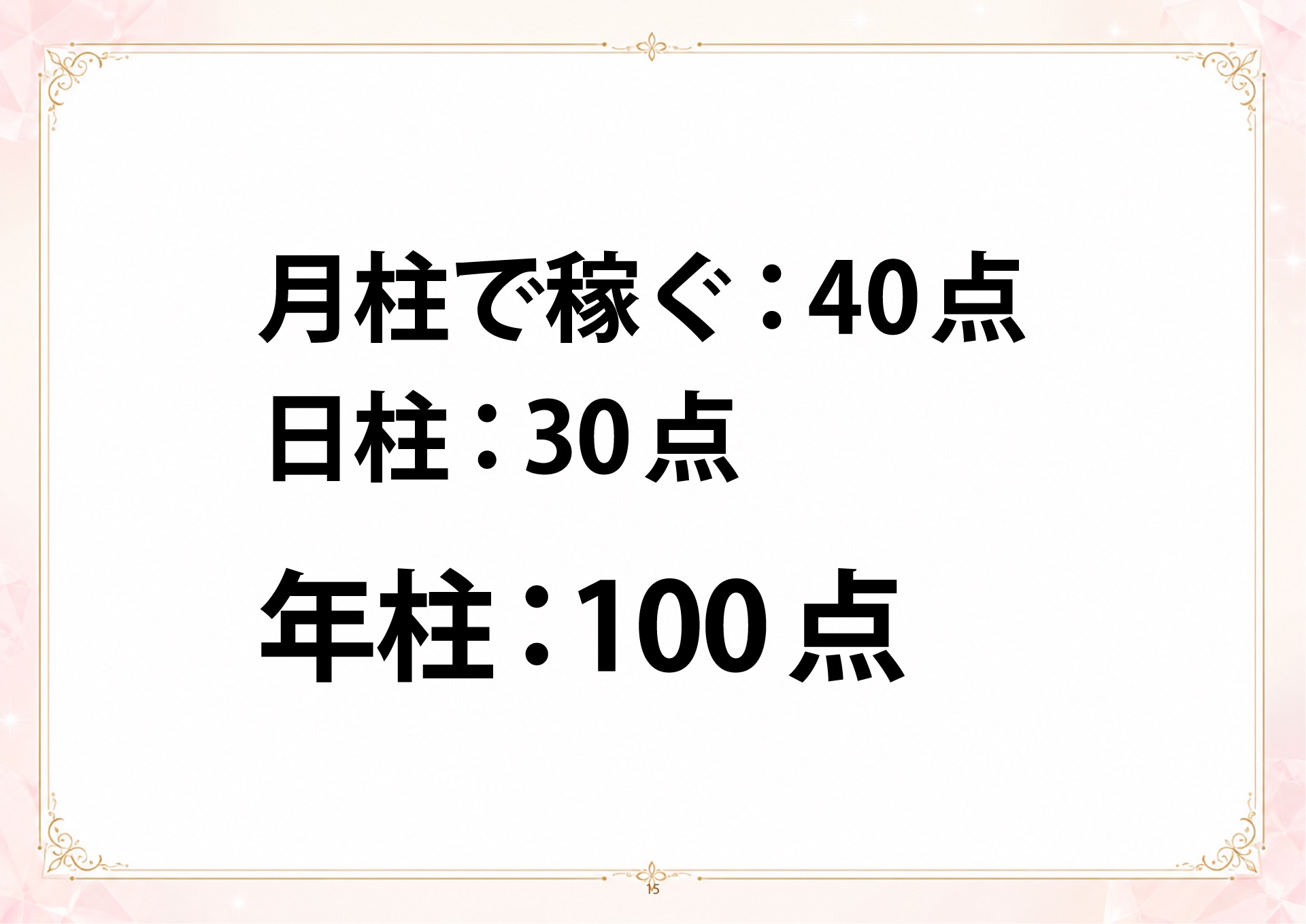 成金四柱推命 説明会 スライド15
